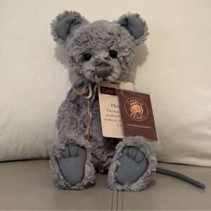 Charlie Bears Hickory Plush Mouse 2016 Collector Edition - NEW With Tags - RARE